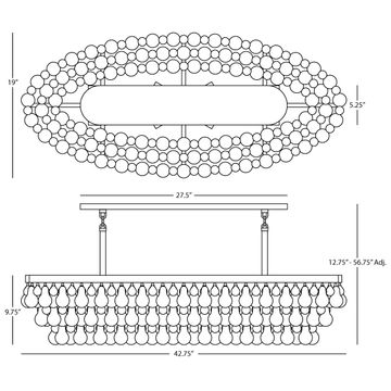 Bling Chandelier by Robert Abbey - view 4