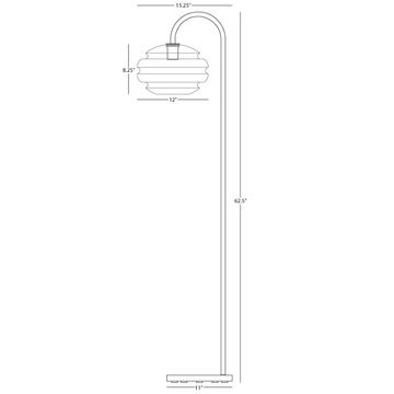 Horizon Floor Lamp by Robert Abbey - view 4