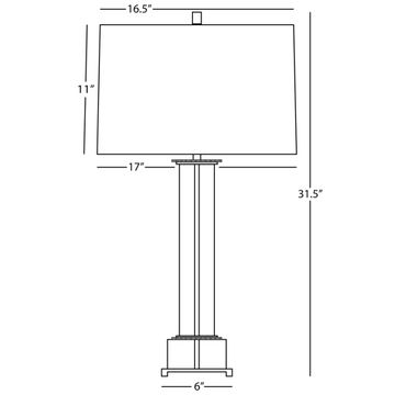 Williamsburg Finnie Table Lamp by Robert Abbey - view 4