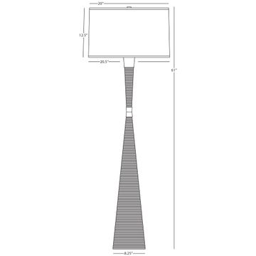 Hatteras Floor Lamp by Robert Abbey - view 6
