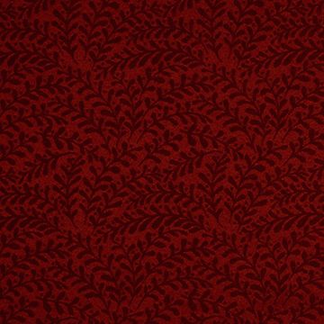 Botanical Red Upholstery Fabric - ECO ARIA Sundance by Robert Allen