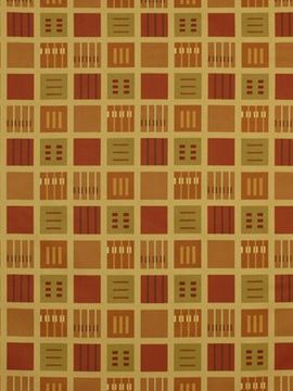 Casa Grande Geometric Print Fabric - Upholstery by Robert Allen