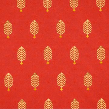 Crimson Leaf Upholstery Fabric - PIONELLA by Robert Allen