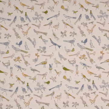For the Birds Parrot Upholstery Fabric - Armchairs & Pillows by Robert Allen