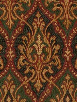 Ivy Damask Upholstery Fabric - Armchairs & Pillows by Robert Allen
