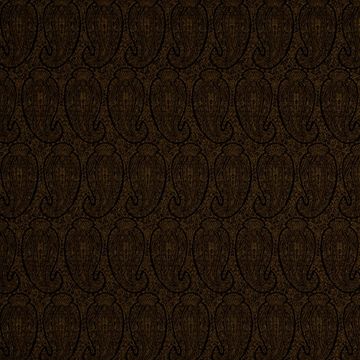 Paisley Upholstery Fabric Espresso - Eco-Friendly by Robert Allen