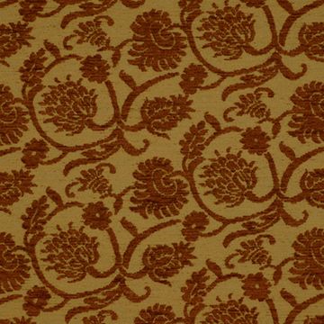 Patina Floral Chenille Upholstery Fabric - Armchairs by Robert Allen