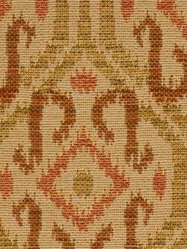 Praline Medallion Upholstery Fabric | Geometric Pattern by Robert Allen