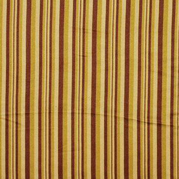 Striped Upholstery Fabric - Golden Yellow & Burgundy by Robert Allen
