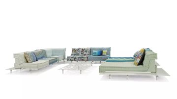 mah jong outdoor | composition missoni by Roche Bobois