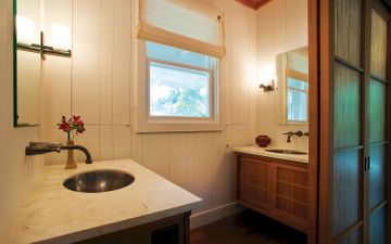 Post-Ring Sconce - with Square Designer Escutcheon by Rocky Mountain Hardware - view 3