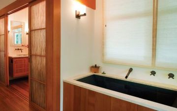 Post-Ring Sconce - with Square Designer Escutcheon by Rocky Mountain Hardware - view 5