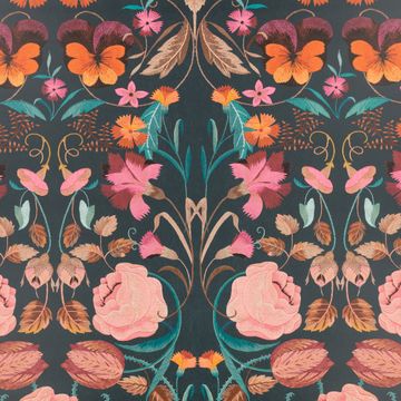 Bonita Matte Wallcovering Rosa by Romo