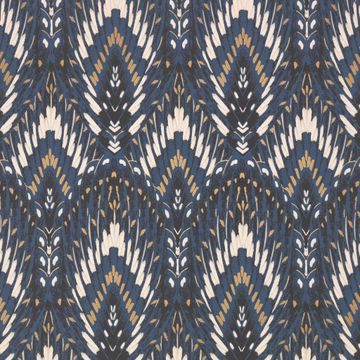 Lolana Wallcovering Cobalt by Romo