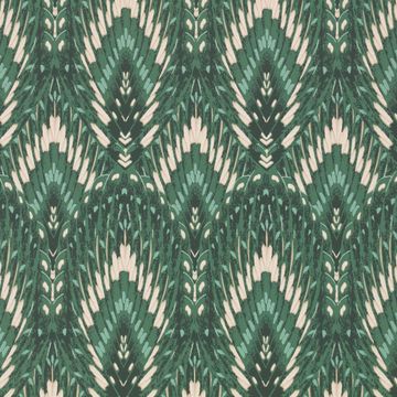 Lolana Wallcovering Jade by Romo - view 2