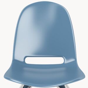 Titan leg blue chair by ROVERESCA - view 3