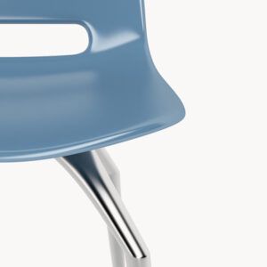 Titan leg blue chair by ROVERESCA - view 5
