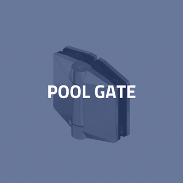 Glass pool gate - swimming pool fence by SADEV