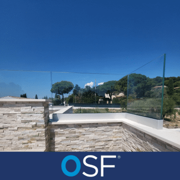 OSF - Compact frameless glass balustrade by SADEV