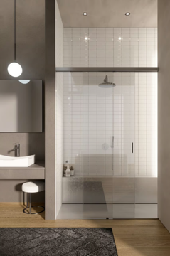 GOCCIA50 - Niche rectangular glass shower cabin with sliding door _ saint-gobain by Saint Gobain - view 3