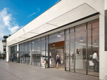 LUMIA - Modular glass door canopy _ saint-gobain by Saint Gobain - view 3