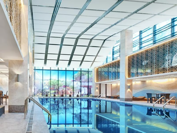 Ecophon Solo™ Rectangle Akutex HS - Glass wool hanging acoustic panel _ saint-gobain by Saint Gobain - view 2