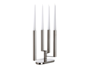 DOMUS - Stainless steel candle holder by Sambonet - view 2