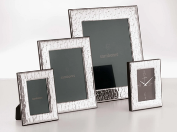 SKIN - Table-top silver clock by Sambonet - view 3