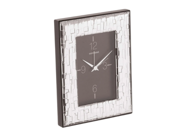 SKIN - Table-top silver clock by Sambonet - view 2