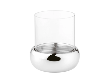 SPHERA - Glass and Stainless Steel candle holder by Sambonet - view 2