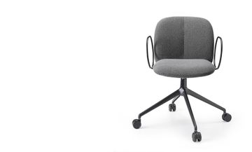 Mentha Pop armchair with castors - S•CAB by Scab Giardino spa