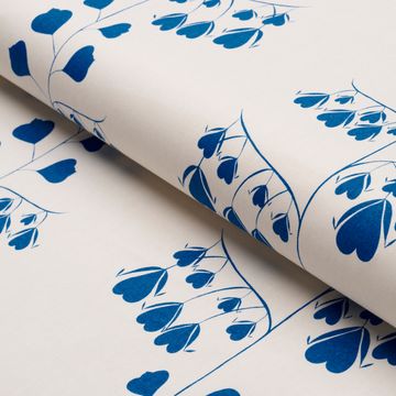 Bleeding Hearts Blue by Schumacher - view 4