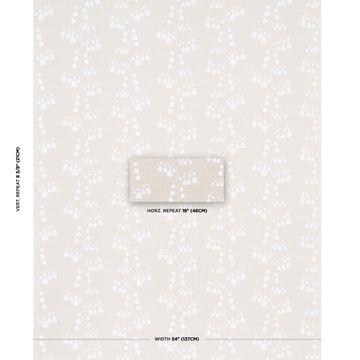 Bleeding Hearts Neutral by Schumacher - view 2