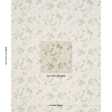 Blomslinga Leaf by Schumacher - view 2