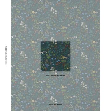 Flora Spruce by Schumacher - view 2