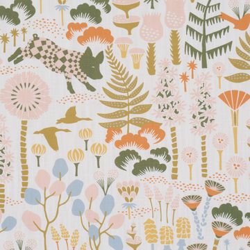 Hoppmosse Ivory And Multi by Schumacher - view 3