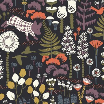 Hoppmosse Midnight by Schumacher