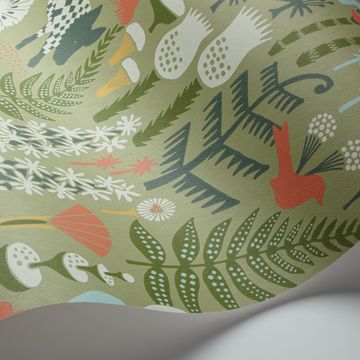 Hoppmosse Sage by Schumacher - view 2