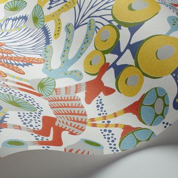 KorallÄng Ivory Multi by Schumacher - view 2