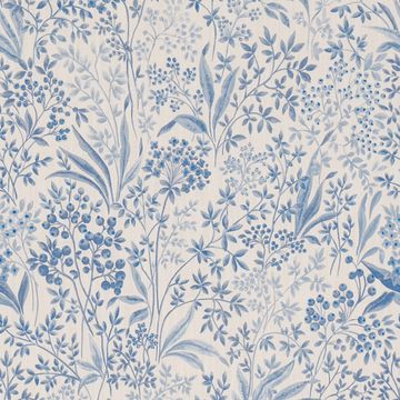 Nocturne Blue And White by Schumacher
