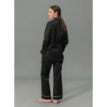 Nocturne Pajama Set Black/bone by Schumacher - view 4