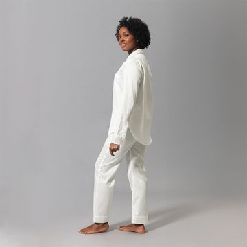 Nocturne Pajama Set Bone/white by Schumacher - view 2