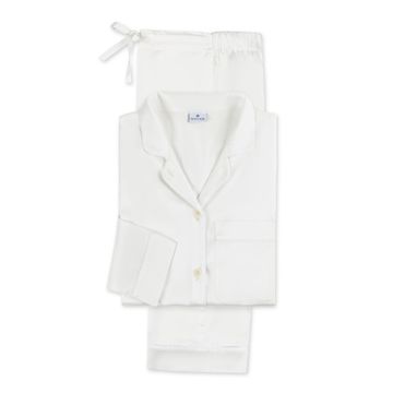 Nocturne Pajama Set Bone/white by Schumacher - view 3