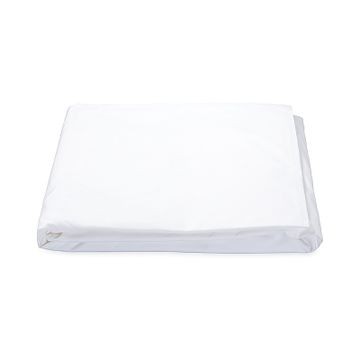 Prado Fitted Sheet White by Schumacher
