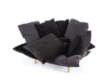 COMFY - Fabric armchair by Seletti - view 3