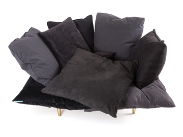 COMFY - Fabric armchair by Seletti - view 2