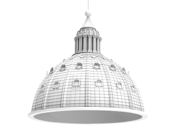 CUPOLONE - Resin pendant lamp by Seletti - view 2