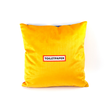 GLOBE - Square fabric cushion by Seletti - view 3