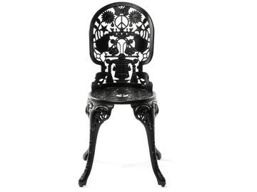 INDUSTRY - Aluminium garden chair by Seletti - view 2