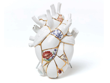 LOVE IN BLOOM KINTSUGI - Porcelain vase by Seletti - view 2